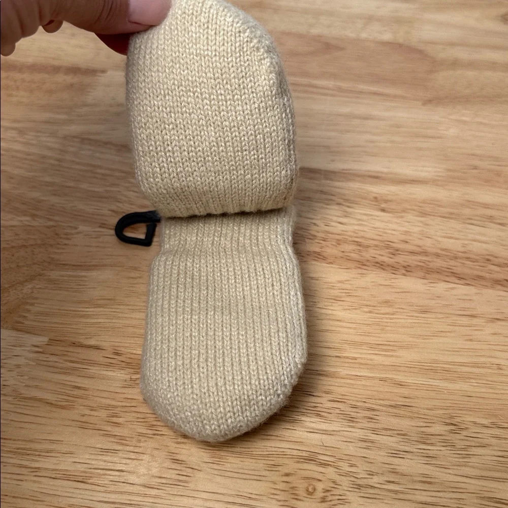 New C.C Baby Mittens in beige